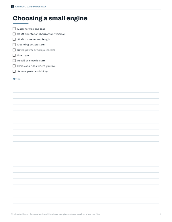 Preview of CC to HP Calculator Worksheet